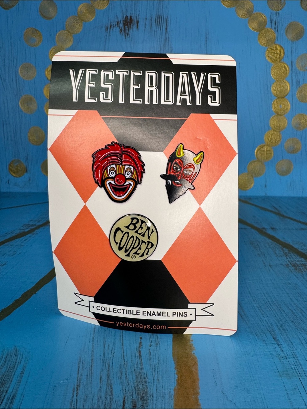 Ben Cooper Halloween Collectible Enamel Pin Set by Yesterday